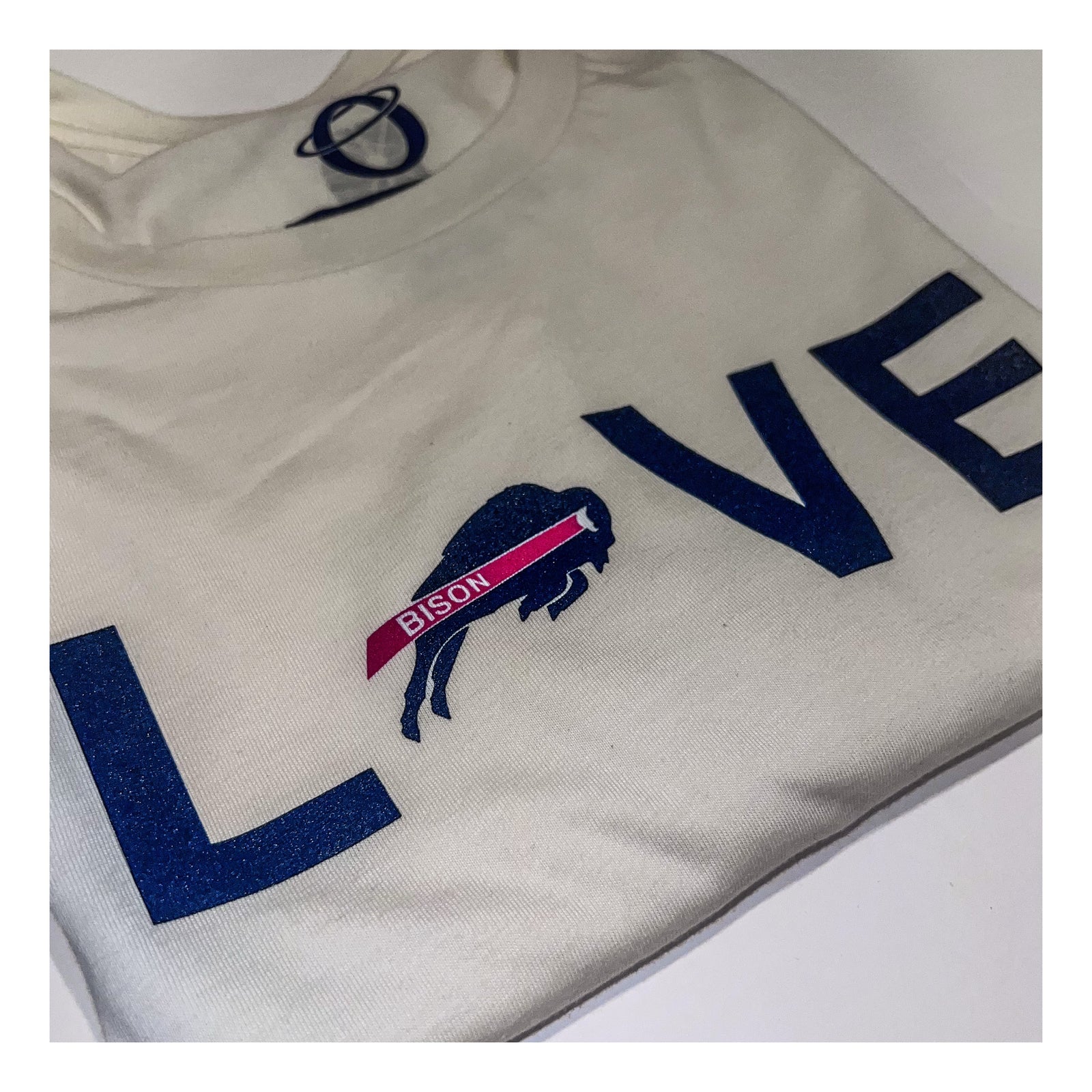 "Love Bison" (Cream & Navy Edition) Tee