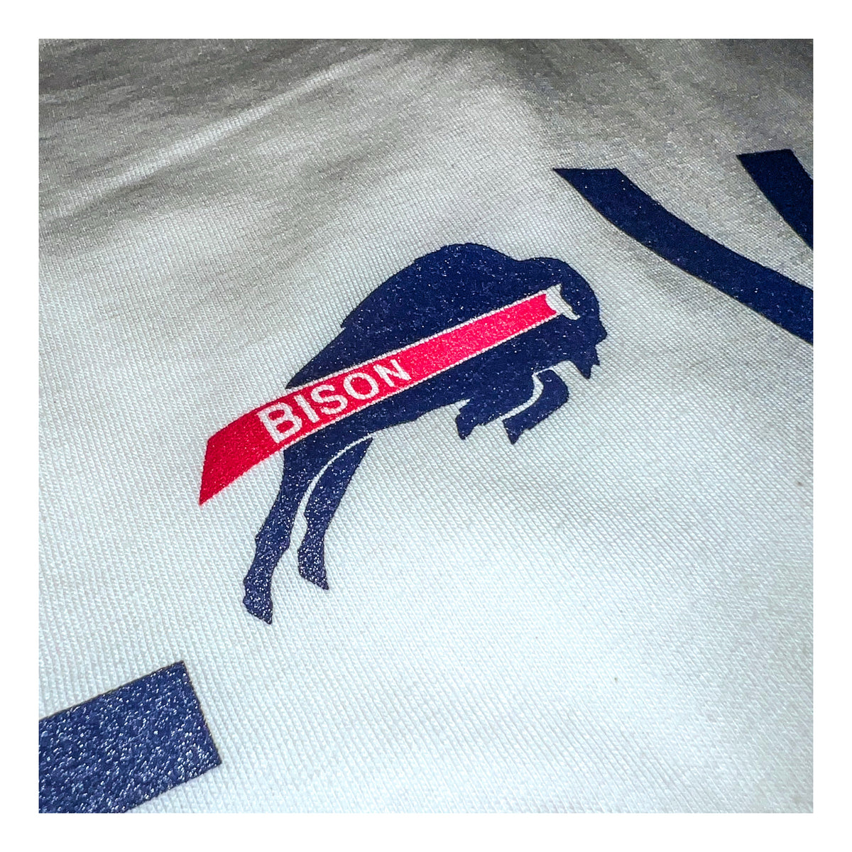 "Love Bison" (Cream &amp; Navy Edition) Tee